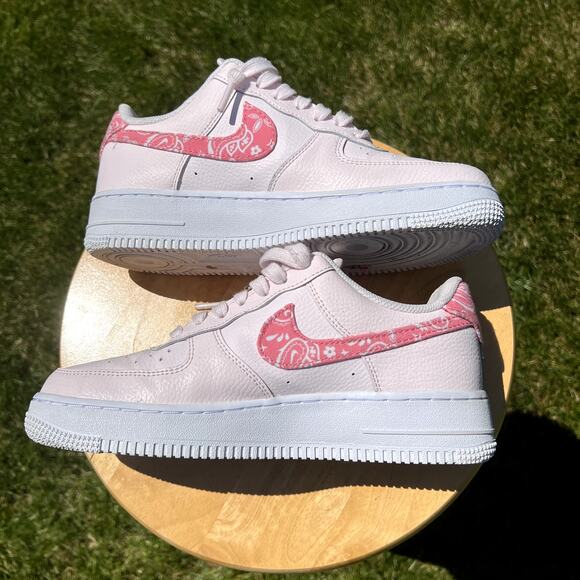 Wmns Air Force 1'07 Pink Paisley Women's Shoes - Size 8 - Ships Now - Picture 2 of 10